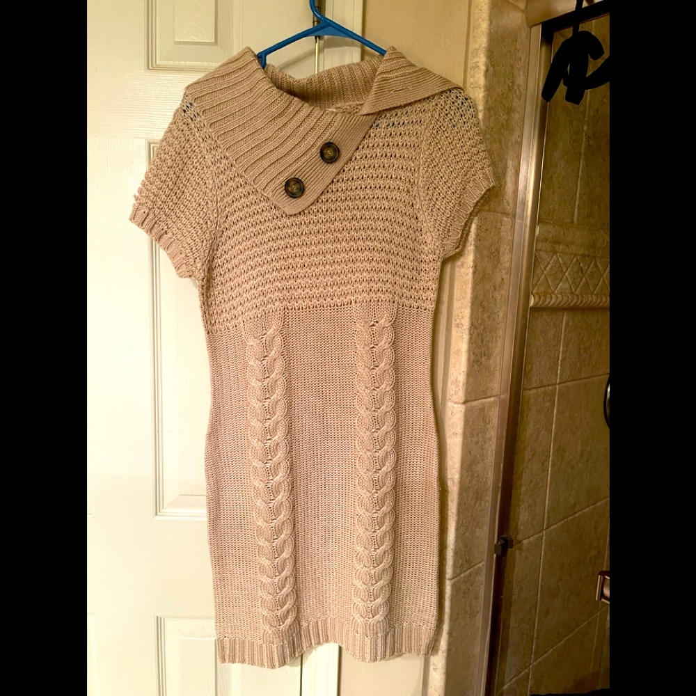 Great knitted tunic style sweater dress